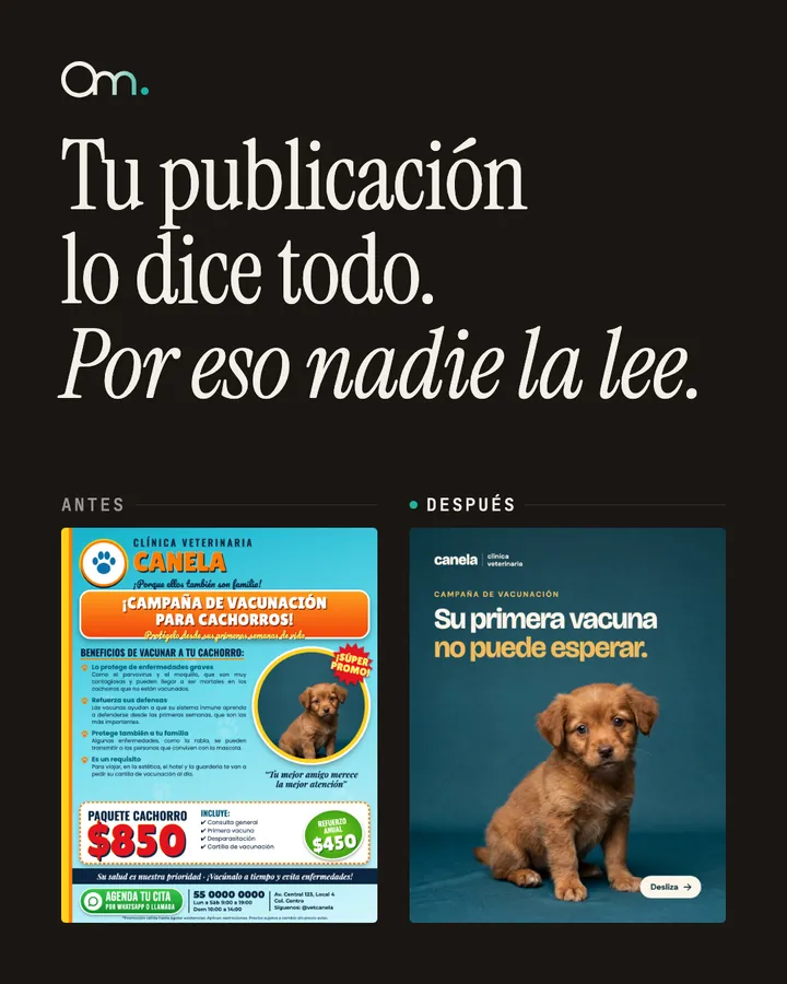 Carrusel «antes / después»