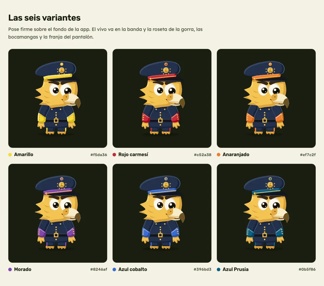 La mascota, por código